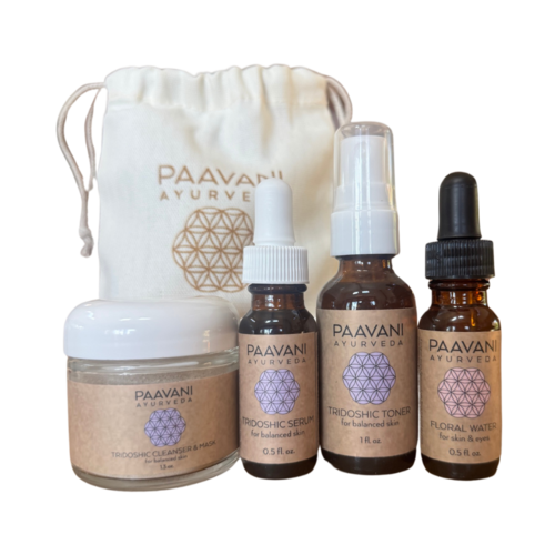Tridoshic Skincare Ritual | Ayurvedic Set for Balanced & Combination