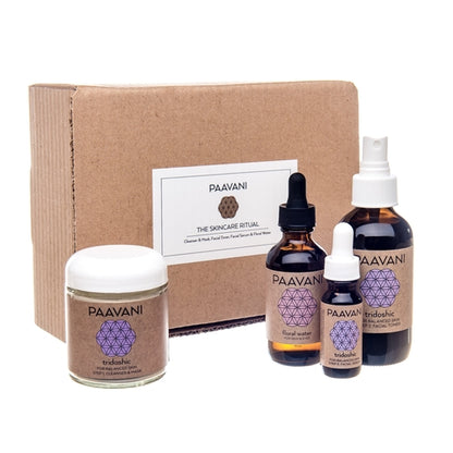 Tridoshic Skincare Ritual | Ayurvedic Set for Balanced & Combination