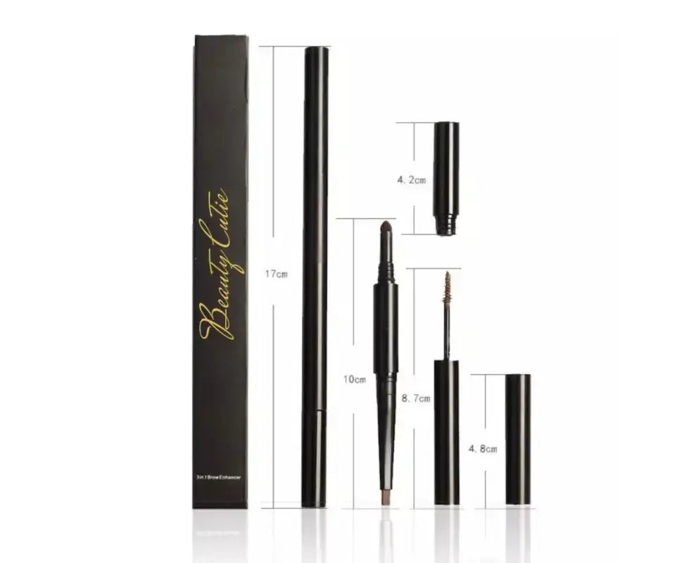 Beauty Cutie Professional Trio-Eyebrow Liner |  Long-Lasting Brown Eye